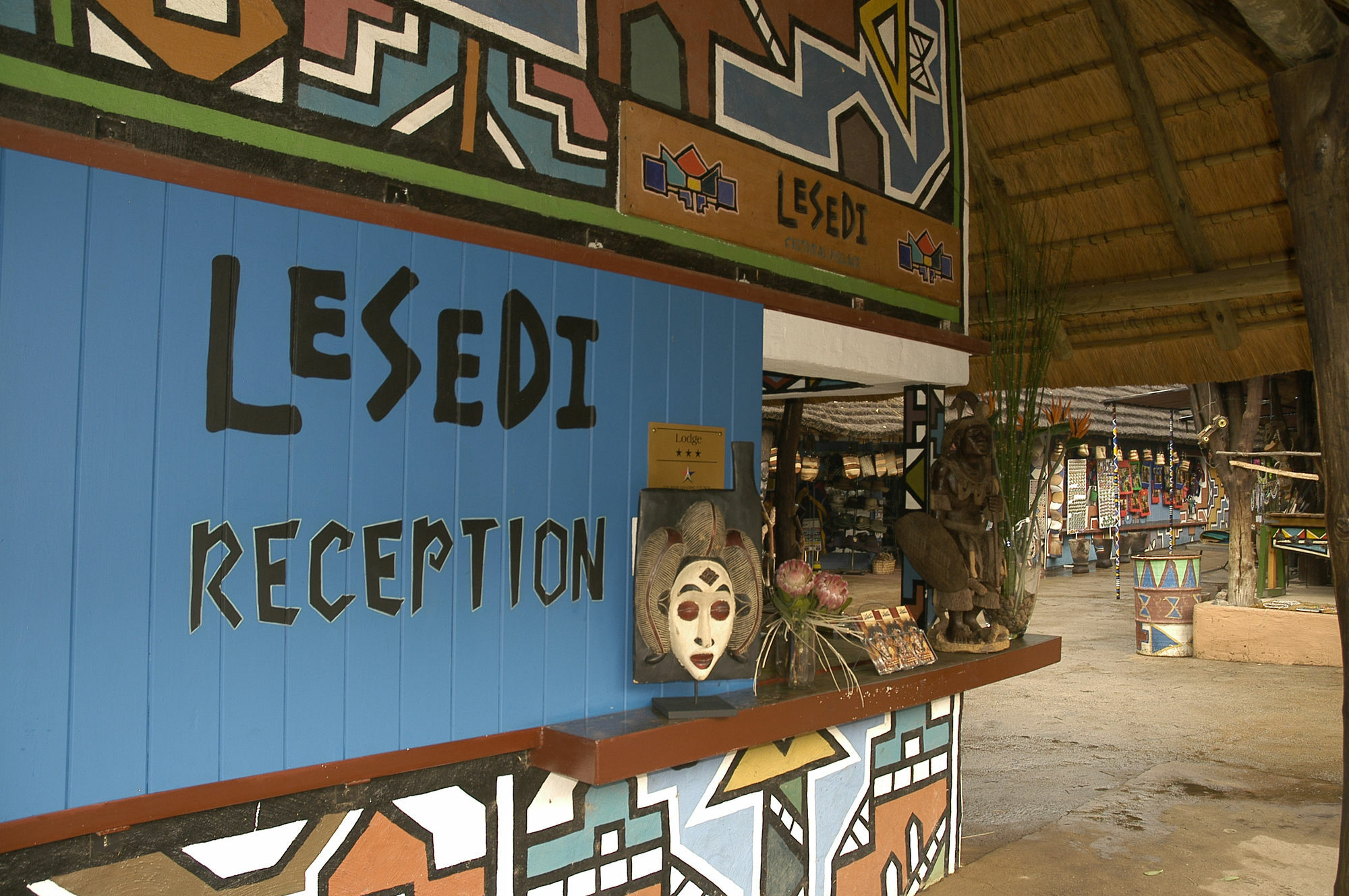 Aha Lesedi African Lodge & Cultural Village Broederstroom Exterior photo