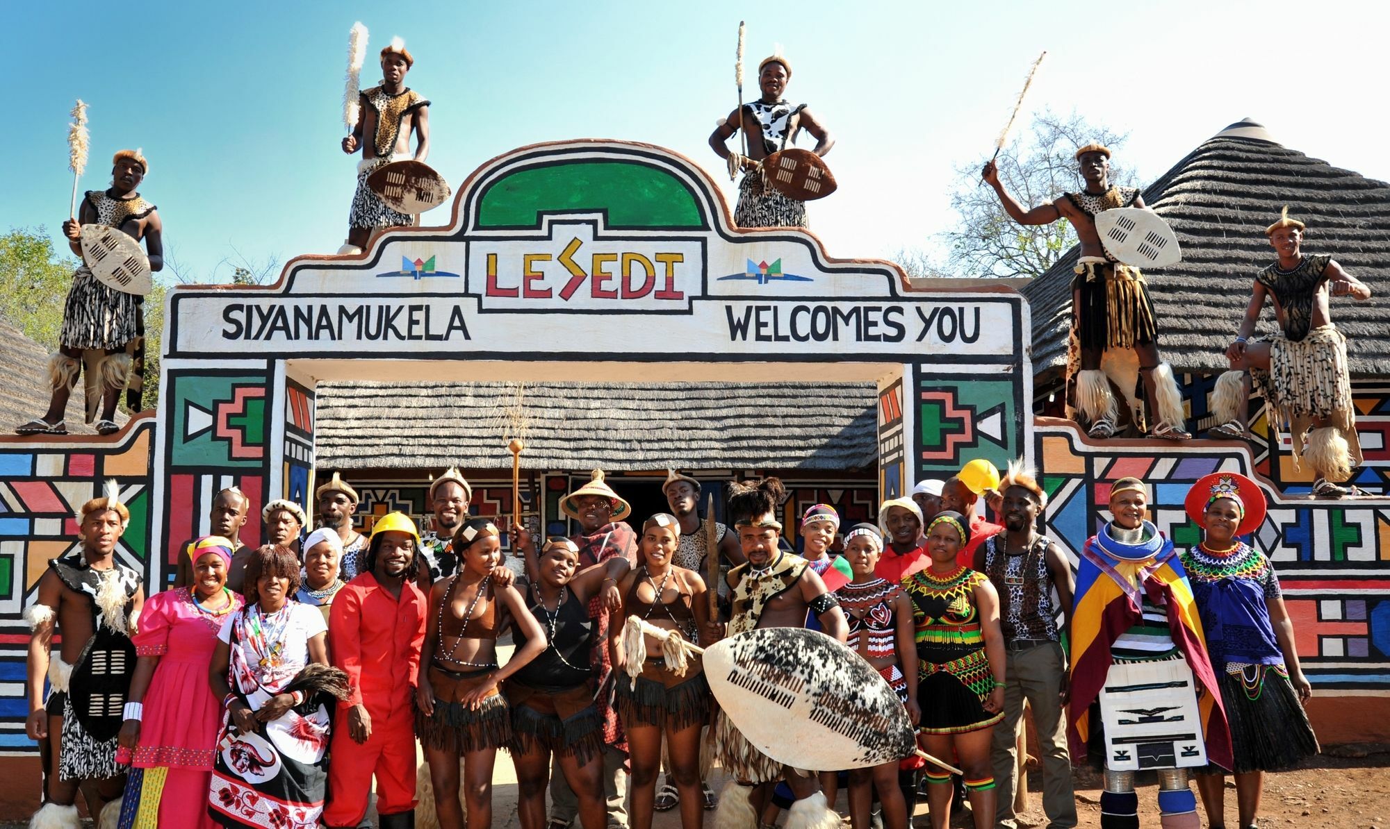 Aha Lesedi African Lodge & Cultural Village Broederstroom Exterior photo