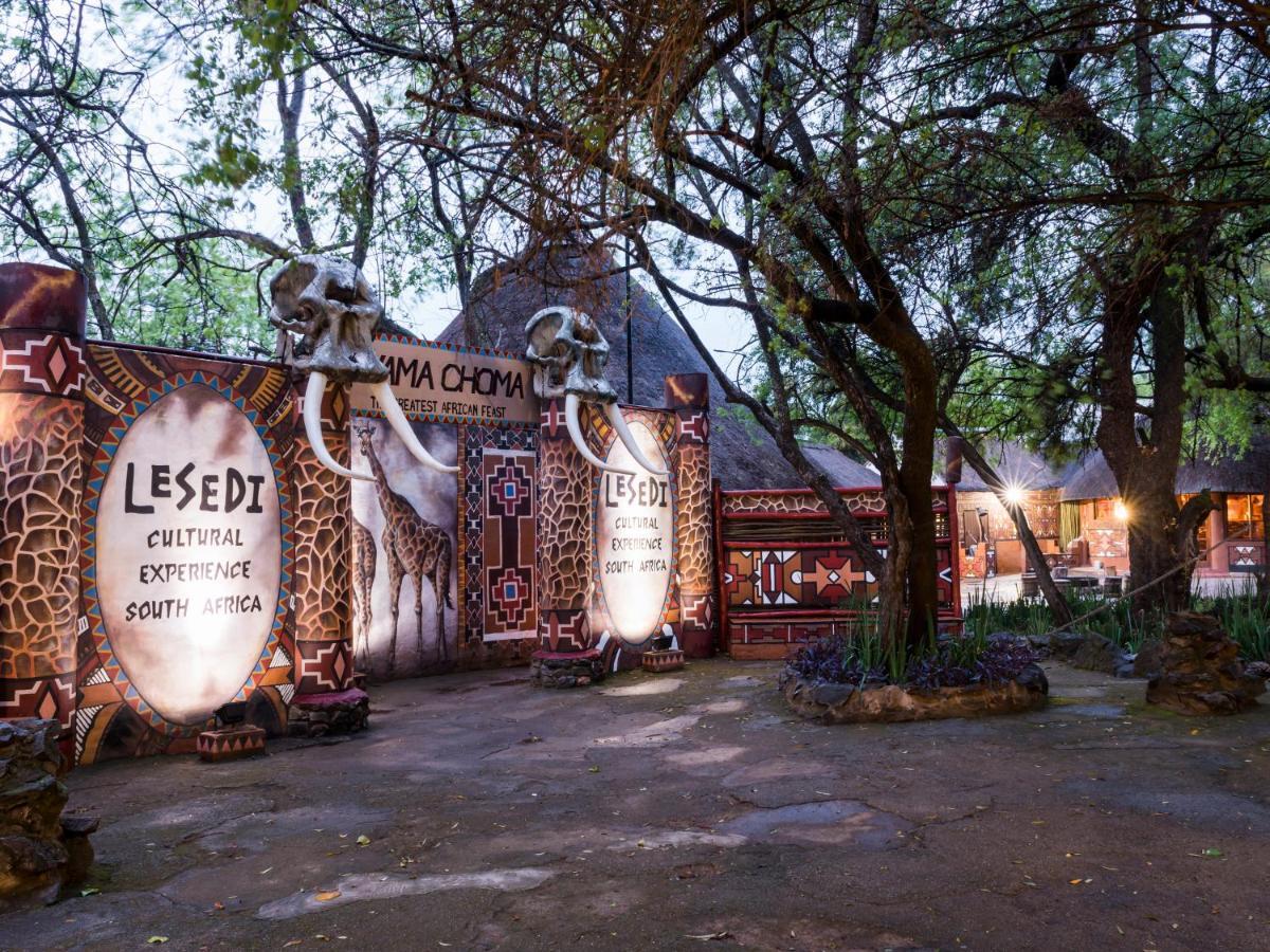 Aha Lesedi African Lodge & Cultural Village Broederstroom Exterior photo
